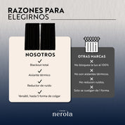 Cortina blackout de 1 paño: ventajas principales